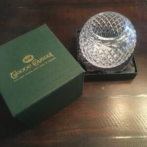 Vintage Tyrone Irish Crystal Bow/Vase